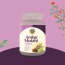 Arsha Mukthi Tablets (pack of 1 bottle-100 tablets) and Arsha Bhagandi Cream (pack of 2-each bottle 25 grams)