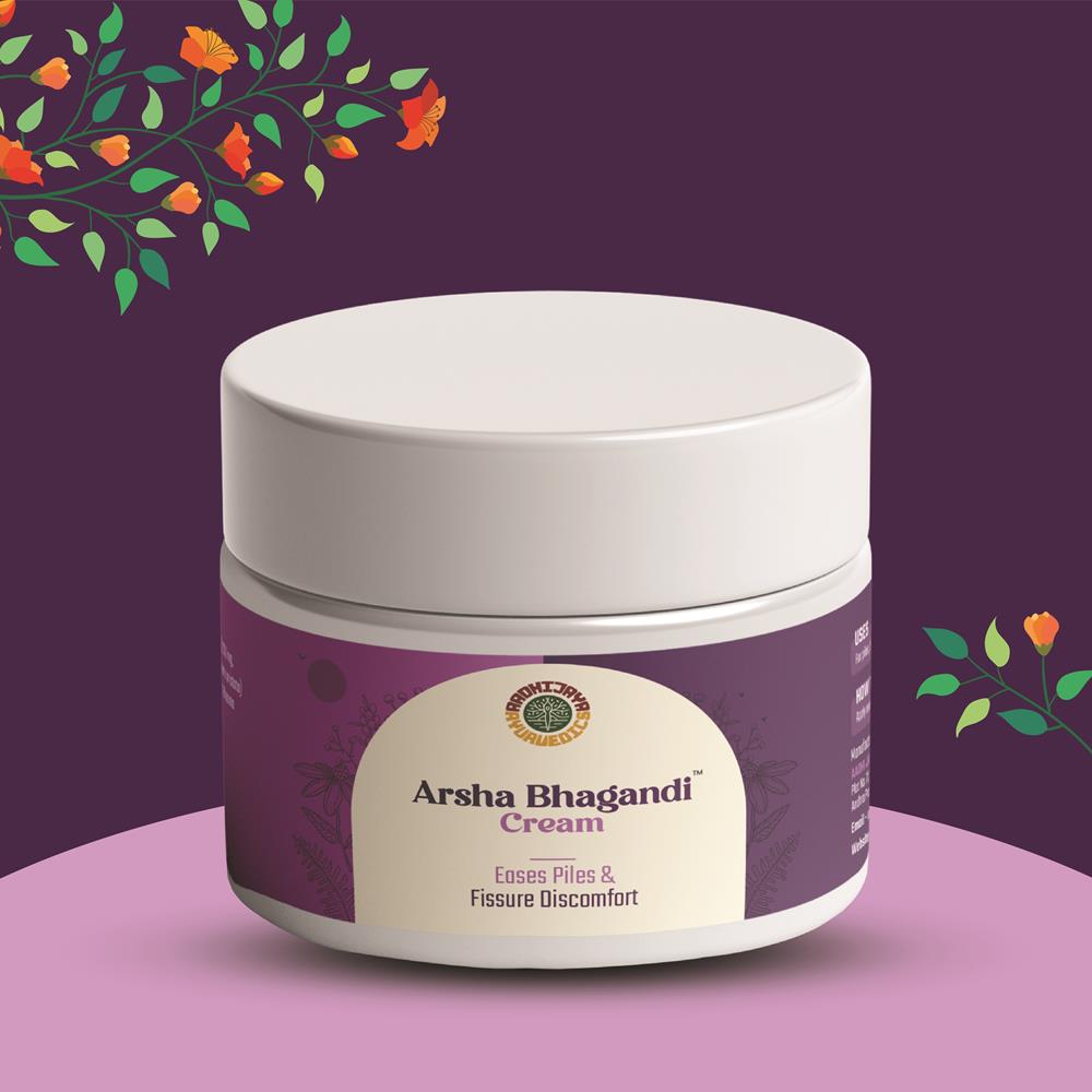 Arsha Bhagandi Cream (pack of 2 bottles-25 grams each)
